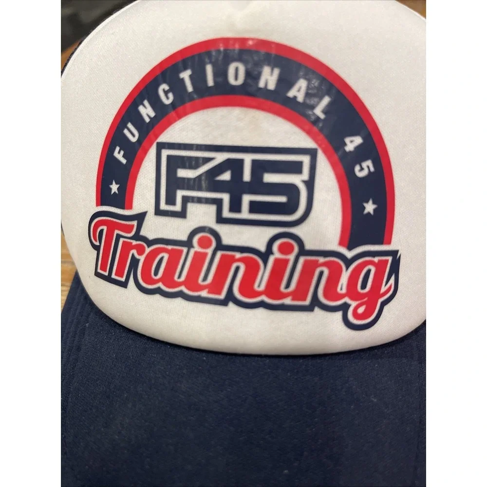 Functional 45 F45 Training Adjustable Mesh Back Heritage Trucker Cap Hat